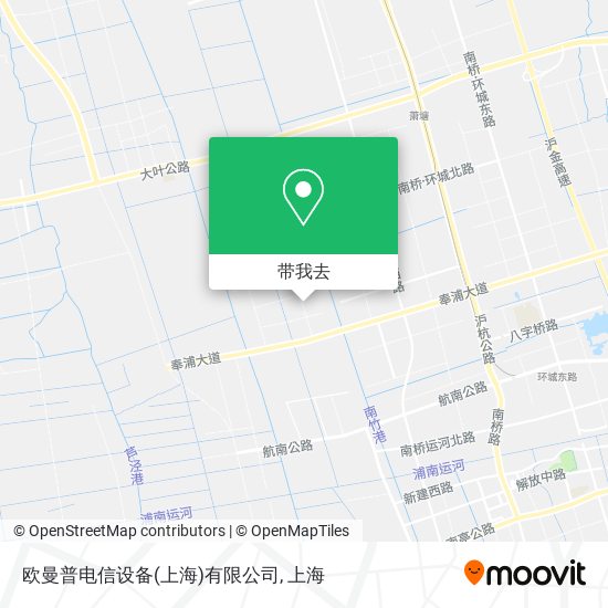 欧曼普电信设备(上海)有限公司地图