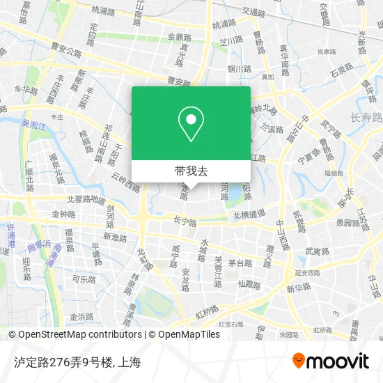 泸定路276弄9号楼地图