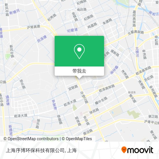 上海序博环保科技有限公司地图