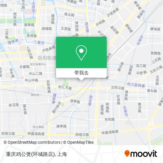 重庆鸡公煲(环城路店)地图