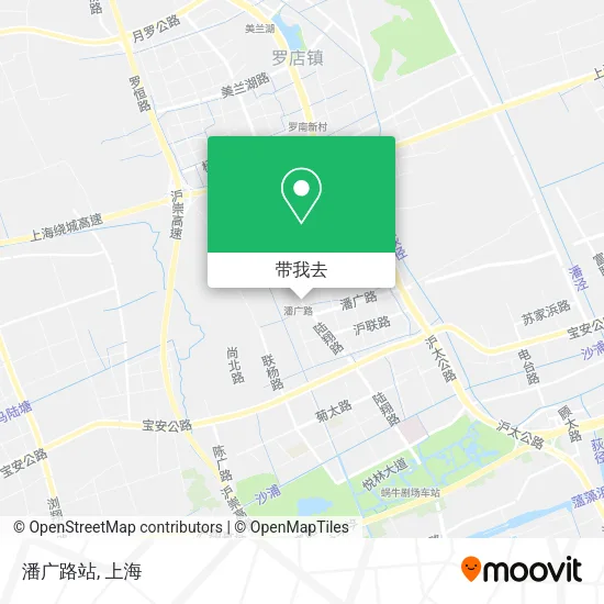 潘广路站地图