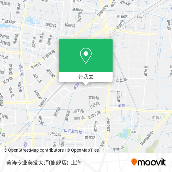 美涛专业美发大师(旗舰店)地图