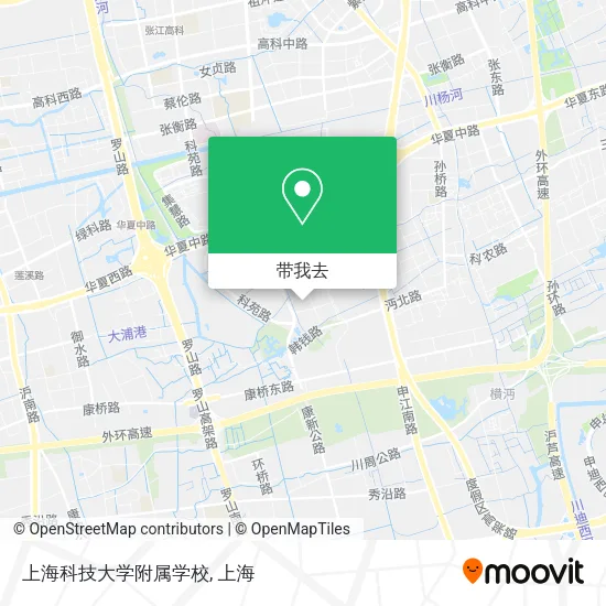 上海科技大学附属学校地图