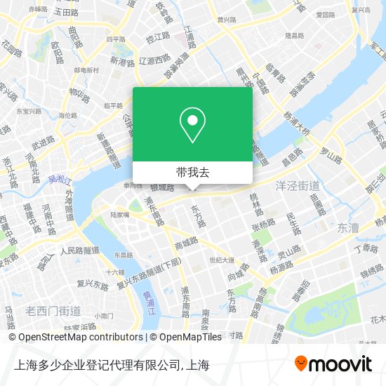 上海多少企业登记代理有限公司地图