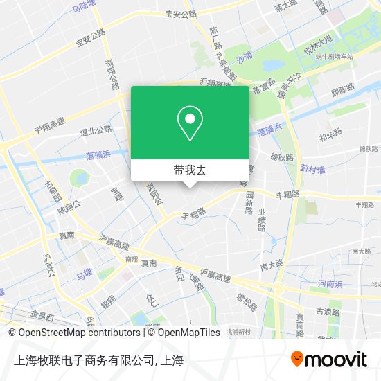 上海牧联电子商务有限公司地图