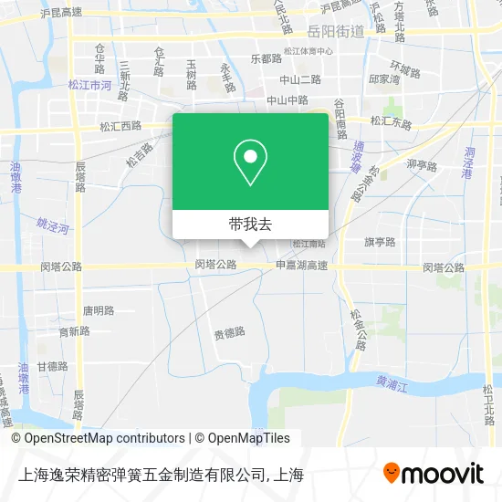上海逸荣精密弹簧五金制造有限公司地图