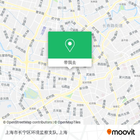 上海市长宁区环境监察支队地图