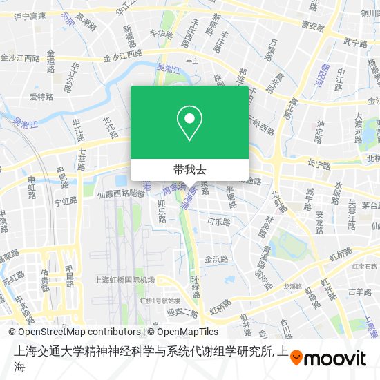 上海交通大学精神神经科学与系统代谢组学研究所地图