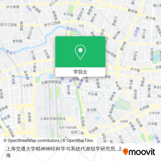 上海交通大学精神神经科学与系统代谢组学研究所地图