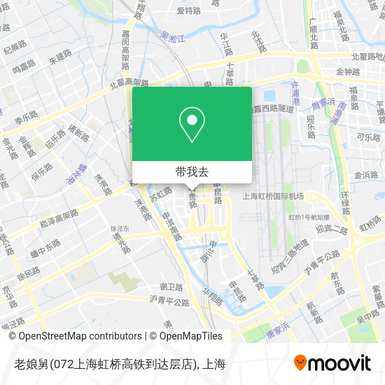 老娘舅(072上海虹桥高铁到达层店)地图