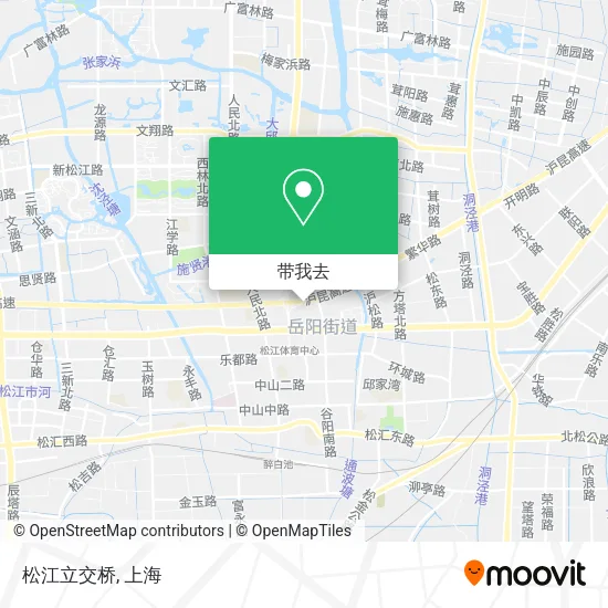 松江立交桥地图