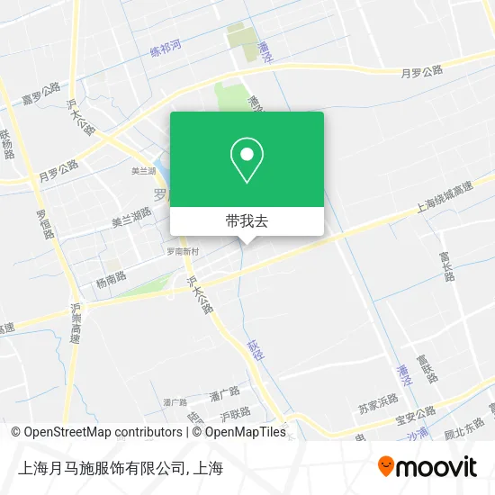 上海月马施服饰有限公司地图