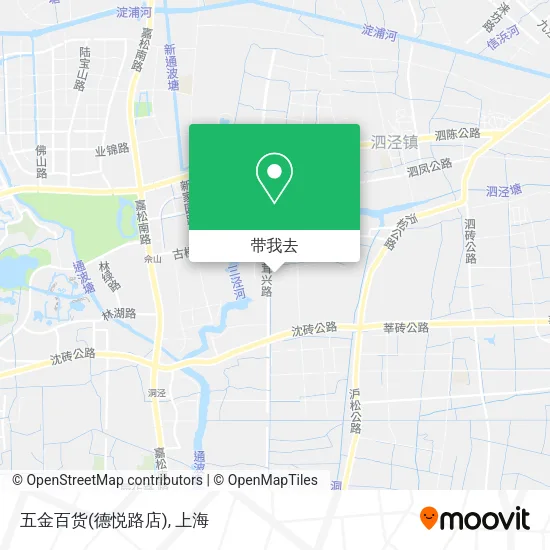 五金百货(德悦路店)地图