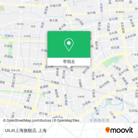UIIJII上海旗舰店地图