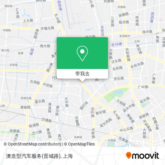 澳造型汽车服务(晋城路)地图