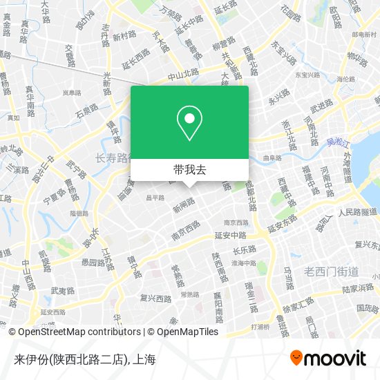 来伊份(陕西北路二店)地图