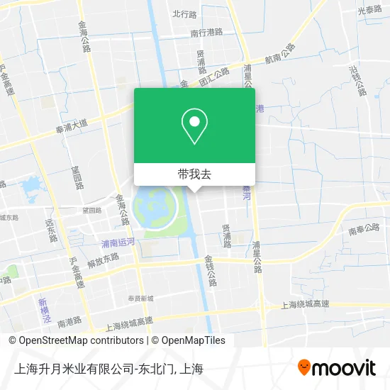 上海升月米业有限公司-东北门地图