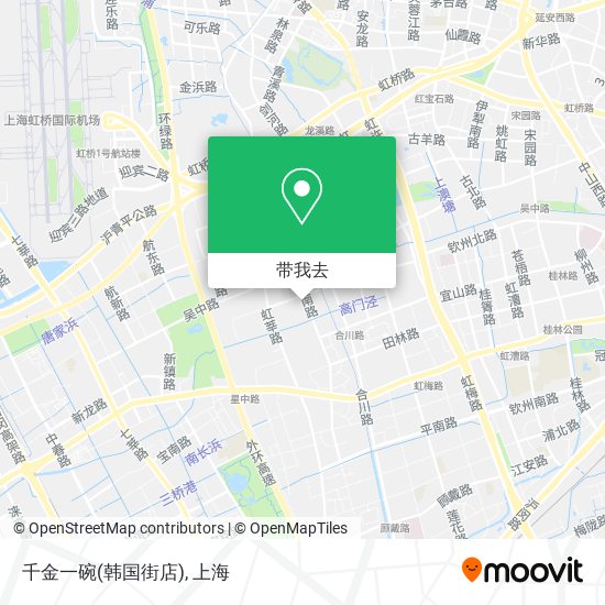 千金一碗(韩国街店)地图