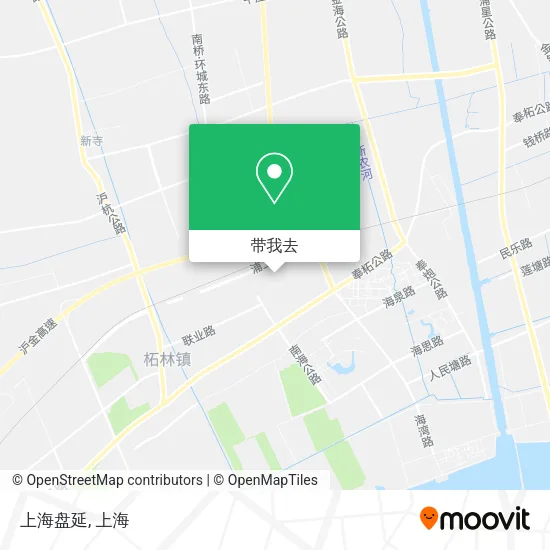 上海盘延地图