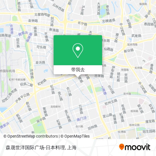 森晟世洋国际广场-日本料理地图