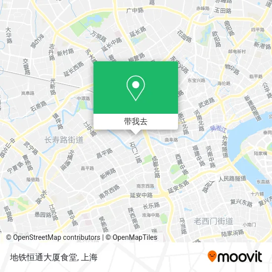 地铁恒通大厦食堂地图