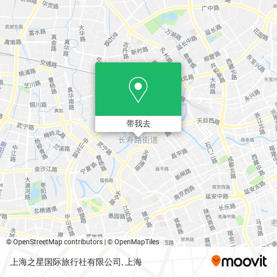 上海之星国际旅行社有限公司地图