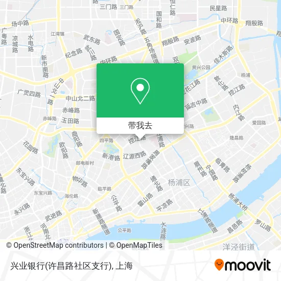 兴业银行(许昌路社区支行)地图