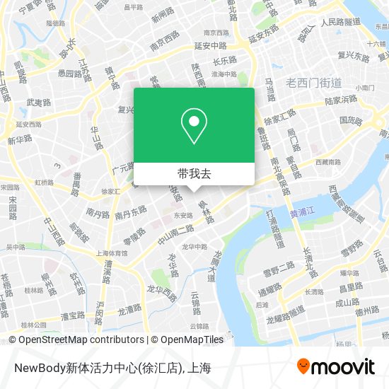 NewBody新体活力中心(徐汇店)地图