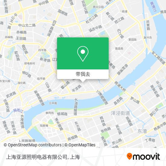 上海亚源照明电器有限公司地图