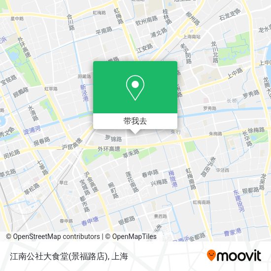 江南公社大食堂(景福路店)地图