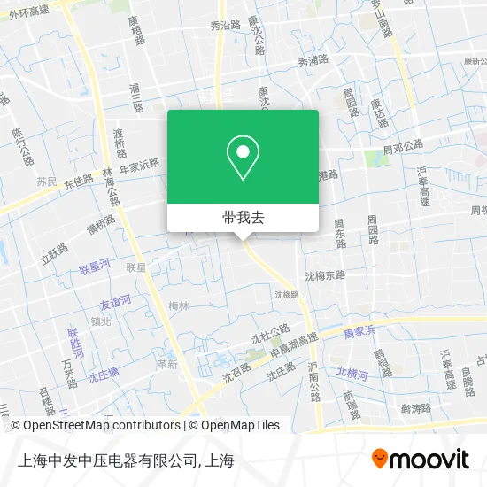 上海中发中压电器有限公司地图