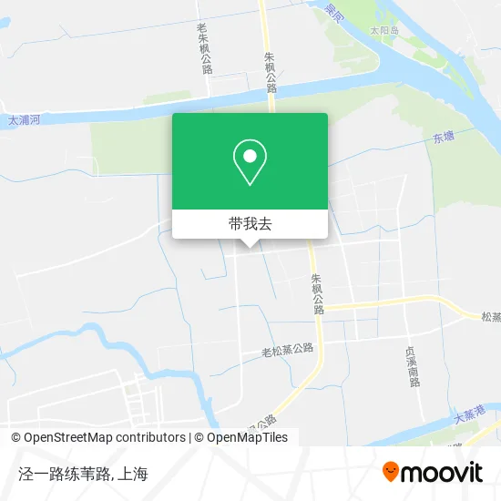 泾一路练苇路地图
