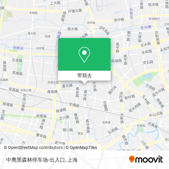 中鹰黑森林停车场-出入口地图