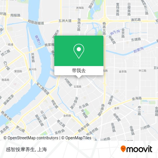 感智按摩养生地图