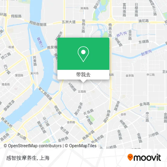 感智按摩养生地图