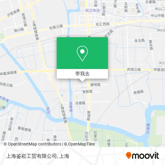上海鉴崧工贸有限公司地图