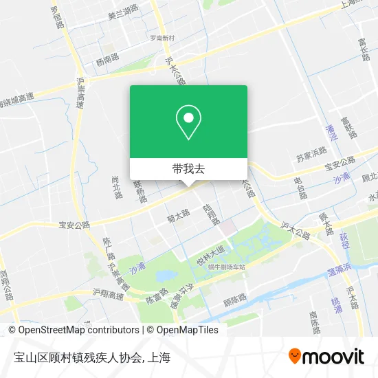 宝山区顾村镇残疾人协会地图