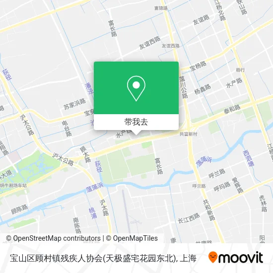 宝山区顾村镇残疾人协会(天极盛宅花园东北)地图