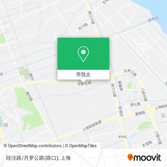 段泾路/月罗公路(路口)地图