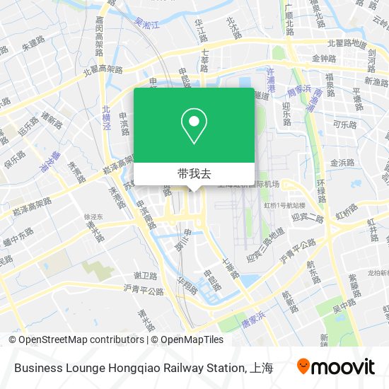 Business Lounge Hongqiao Railway Station地图
