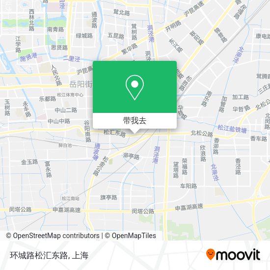 环城路松汇东路地图