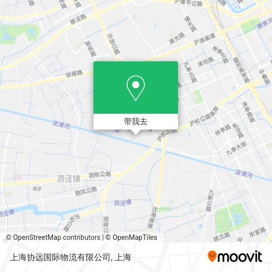 上海协远国际物流有限公司地图