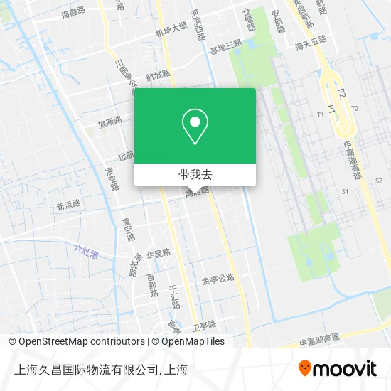 上海久昌国际物流有限公司地图
