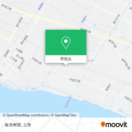 银杏树路地图