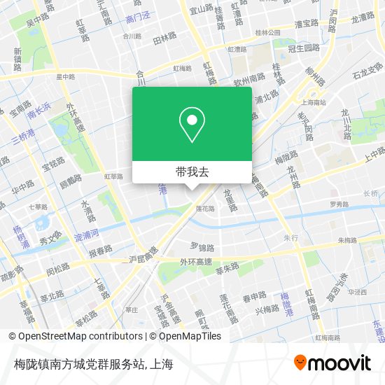 梅陇镇南方城党群服务站地图