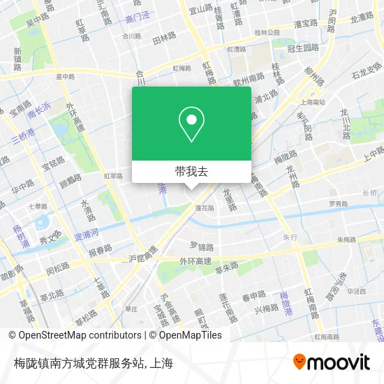 梅陇镇南方城党群服务站地图