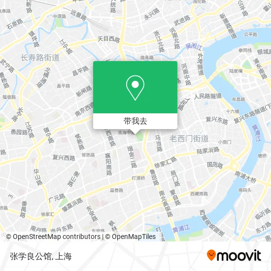 张学良公馆地图
