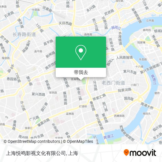 上海悦鸣影视文化有限公司地图
