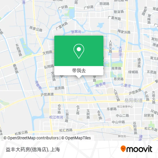 益丰大药房(德海店)地图