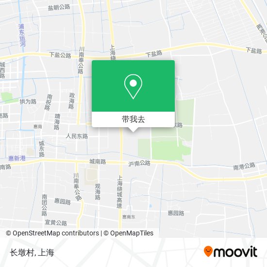 长墩村地图